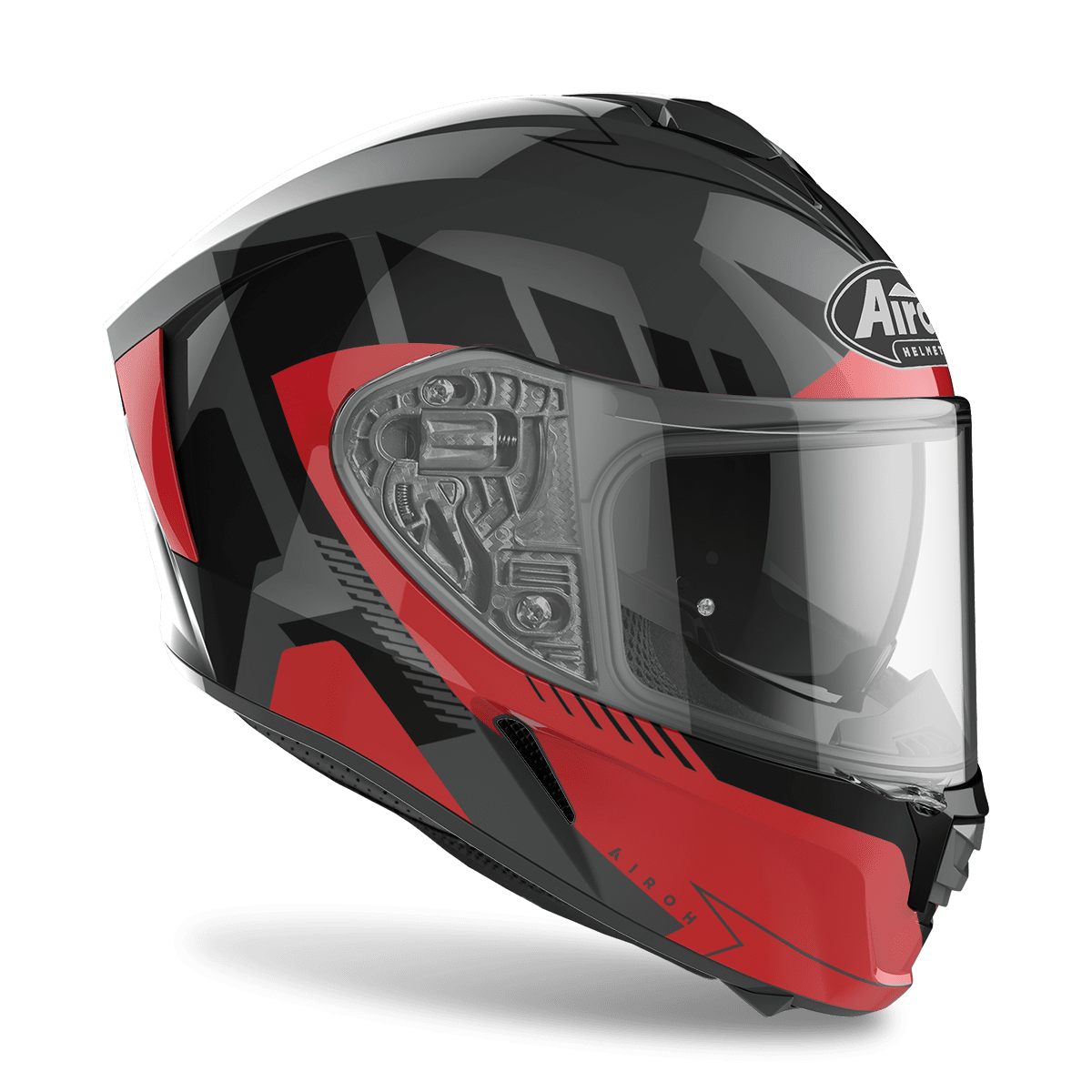 SPARK 'RISE' RED GLOSS – Airoh Helmets – Moto National